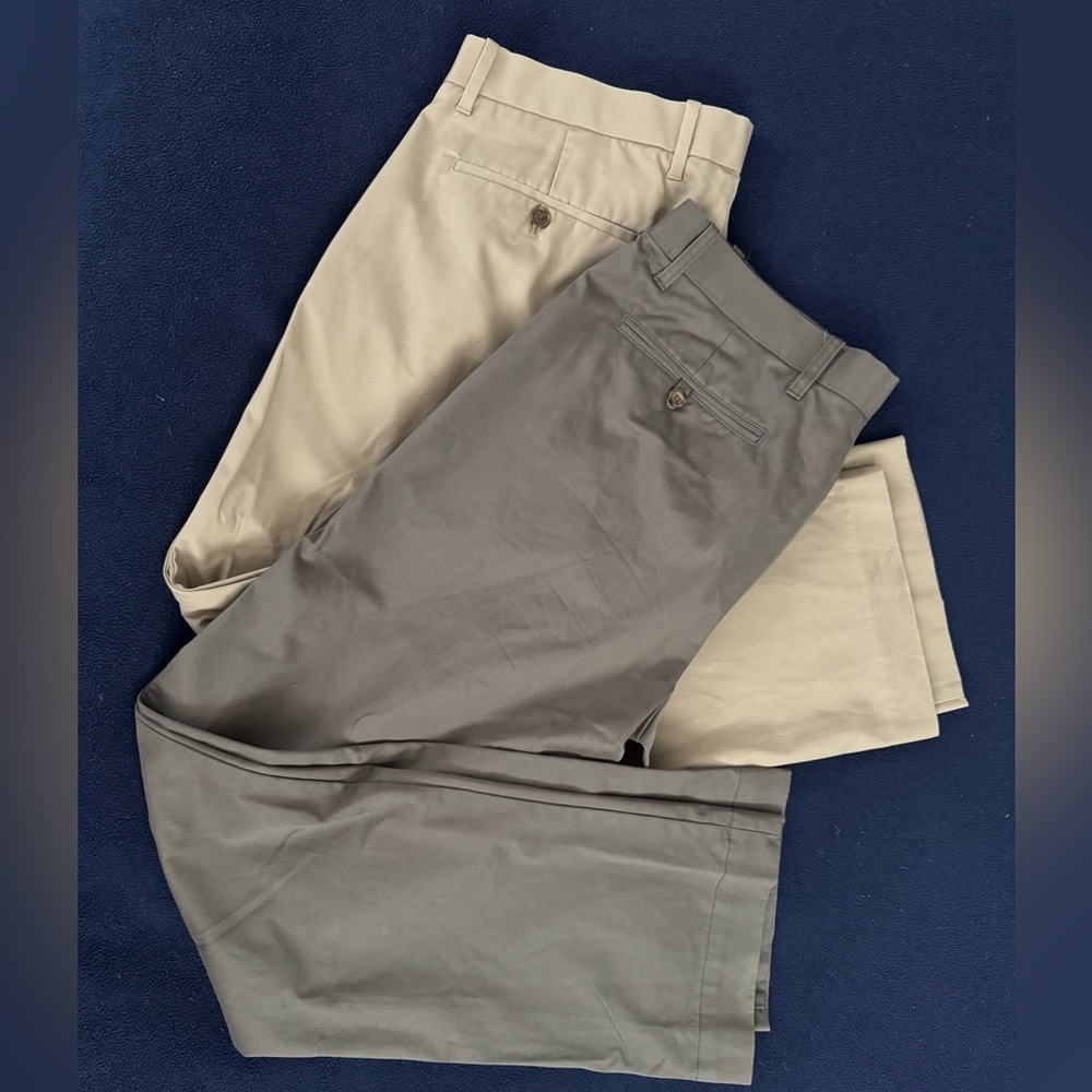 GAP Gray and Khaki Chinos Comfortable Everyday Wear
